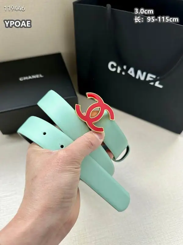 Chanel belt 30mmX95-115cm 8L040802